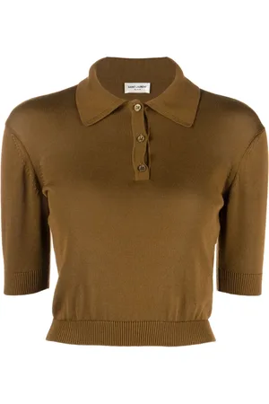 Saint Laurent Playera tipo polo