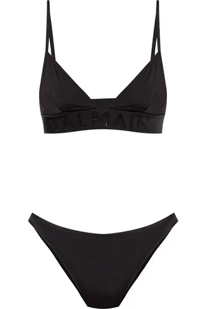 Balmain Bikini con detalles de strass