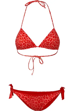 FISICO Bikini con estampado de leopardo
