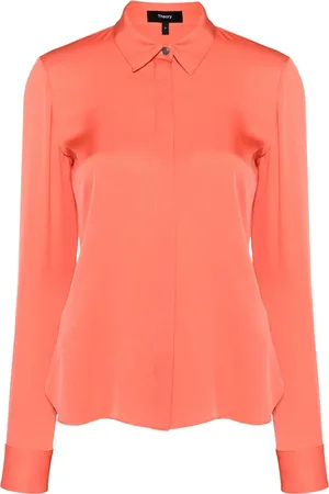 THEORY Camisa de seda georgette