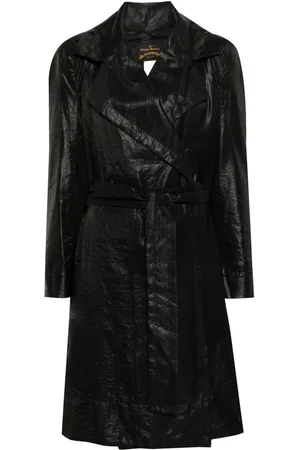 Vivienne Westwood Abrigo con efecto arrugado 2010