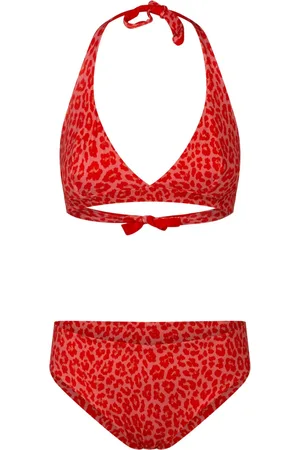 FISICO Bikini con estampado de leopardo