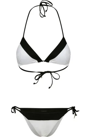 FISICO Bikini con diseño de dos tonos