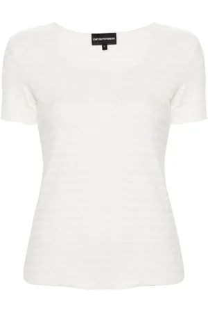 Emporio Armani Playera con motivo en jacquard