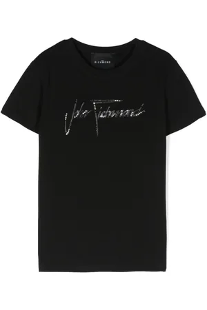 John Richmond Playera con logo estampado