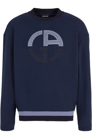 Giorgio Armani Sudadera con logo bordado