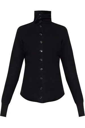 YOHJI YAMAMOTO Cárdigan con cuello de tortuga