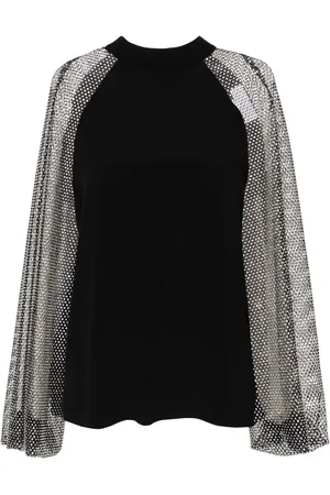 GENNY Blusa con mangas de malla