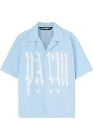 Palm Angels Camisa Gothic Logo