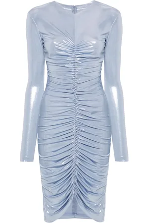 Norma Kamali Vestido corto con cuello en V