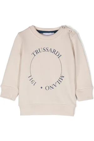 Trussardi Suéter con logo estampado