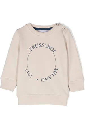 Trussardi Suéter con logo estampado
