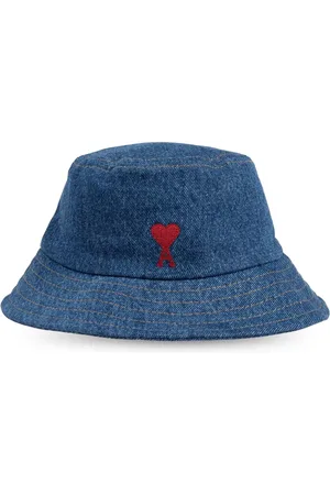 Ami Gorro de pescador de mezclilla con logo bordado