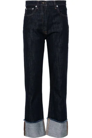 SEMICOUTURE Jeans con dobladillo vuelto