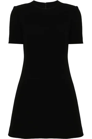 Saint Laurent Vestido corto acampanado