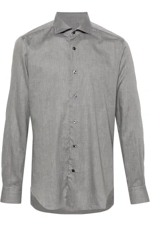 BARBA Camisa con motivo de espiga