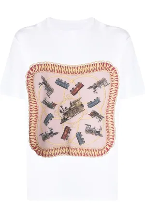 Bally Playera con estampado gráfico