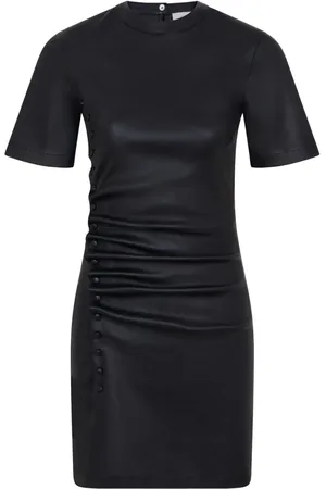 Paco rabanne Vestido corto con diseño fruncido