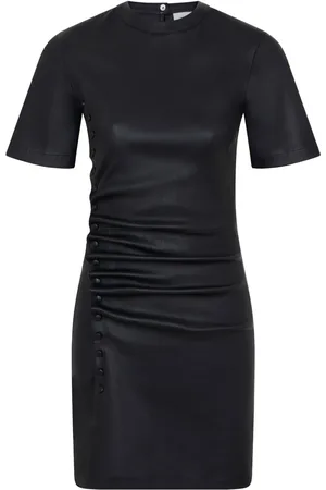 Paco rabanne Vestido corto con diseño fruncido