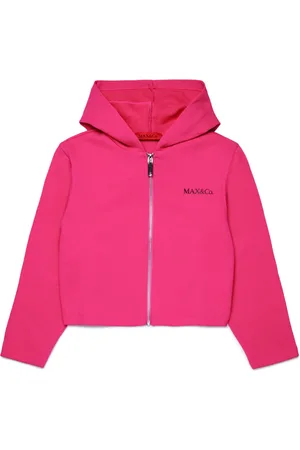 MAX&Co. Kids Hoodie con logo estampado y cierre
