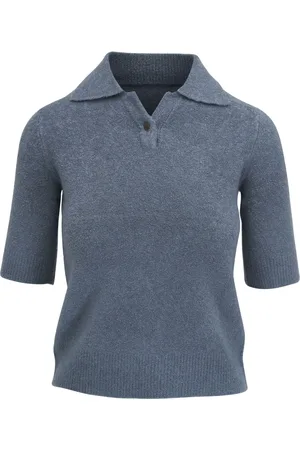 Vince Playera tipo polo de bouclé