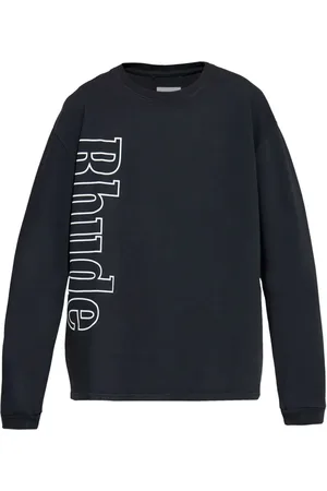Rhude Sudadera con logo estampado