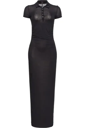 Pinko Vestido largo estilo playera tipo polo