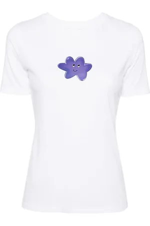 Maison Margiela Playera con estampado gráfico