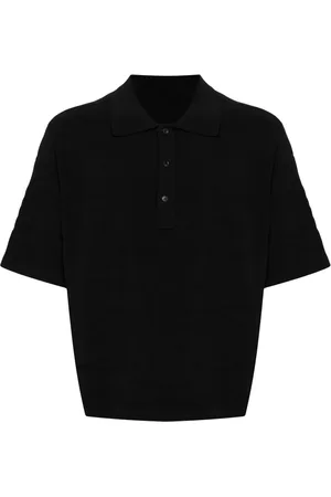 CROQUIS Playera tipo polo tejida manga corta