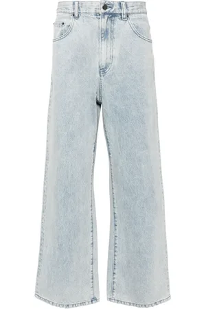 CROQUIS Jeans anchos con tiro medio
