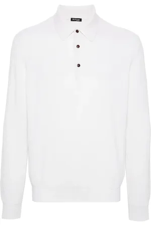Kiton Playera tipo polo tejida