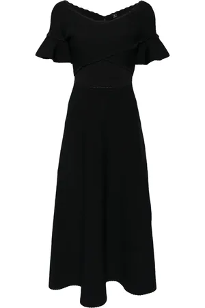 Needle & Thread Vestido de fiesta tejido cruzado