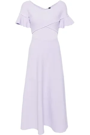 Needle & Thread Vestido de fiesta tejido cruzado