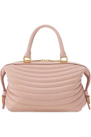 Salvatore Ferragamo Tote bowling capitonada