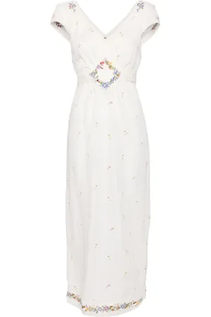 RIXO London Vestido midi Carey