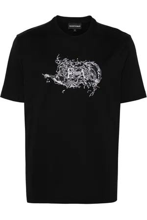 Emporio Armani Playera con logo bordado