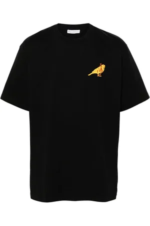 J.W.Anderson Playera con pájaros bordados