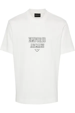 Emporio Armani Playera con logo bordado