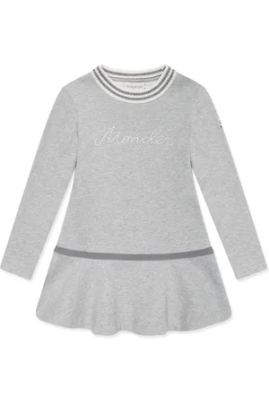 Moncler Vestido con logo bordado