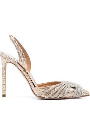 Aquazzura Zapatillas Gatsby Sling con tacón de 105mm