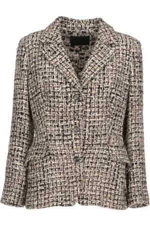 Prada Blazer de tweed con botones 2000