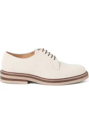 Brunello Cucinelli Zapatos derby de gamuza