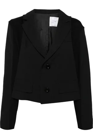 SACAI Blazer asimétrico con paneles