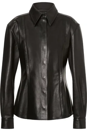 Alberta Ferretti Sobrecamisa con cuello de pico