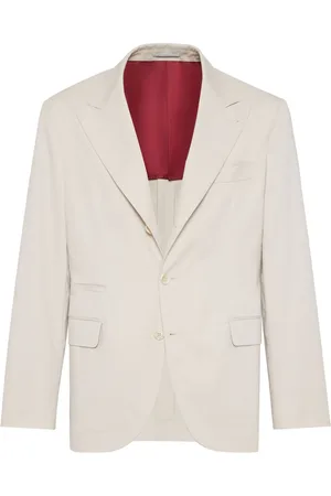 Brunello Cucinelli Blazer deconstruido con solapas grandes