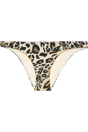 Nanushka Bikini bottom con estampado de leopardo