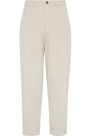 Brunello Cucinelli Pantalones chinos tapered