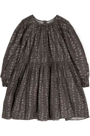 JNBY by JNBY Vestido con hojas estampadas