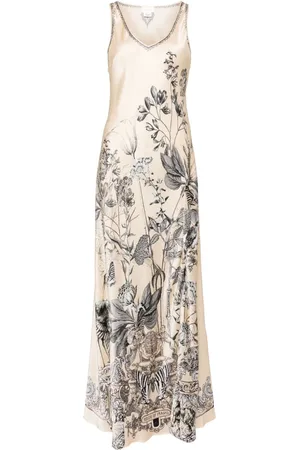 Camilla Vestido con corte al bies