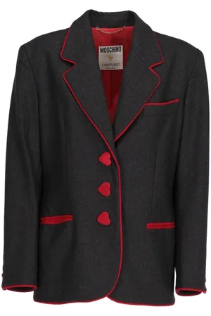 Moschino Blazer con botones de corazón 2000
